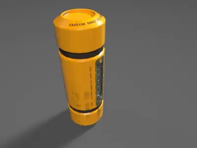 Monsters INC Bottle Low-poly 3D model