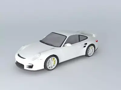 Porsche 911 GT2 Type 997 2009 Free 3D model