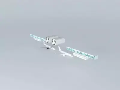 EuroAmerican Airbus A320neo Free 3D model