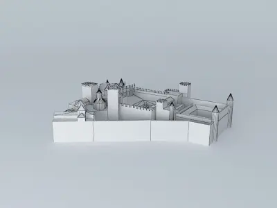 Royal Monastery of Santa Maria. Guadalupe Free 3D model