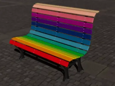 urban furniture Free 3D model purchase