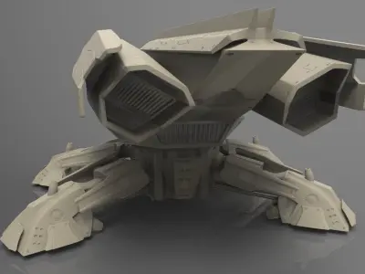 Scout Spaceship Y782 Moskito Printmodel 3D print model