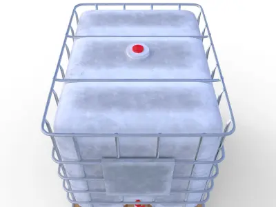 IBC Container 3 Low-poly 3D model