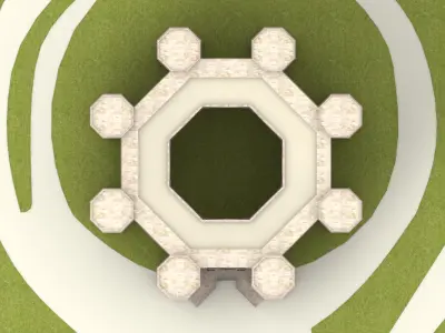 Castel del Monte Apulia 3D model