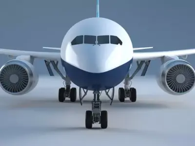 Boeing-787 boeing Low-poly 3D model