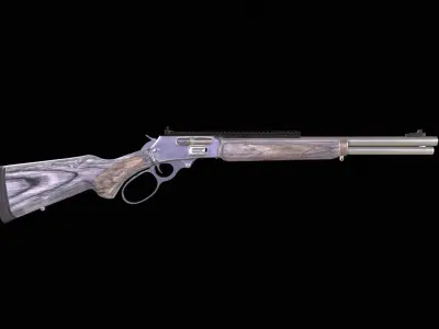 Marlin 1895 SBL Rifle  Low-poly 3D model