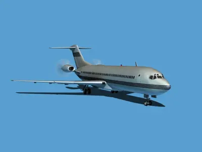 Boeing 7X7-2 Jet Fan V205 3D model