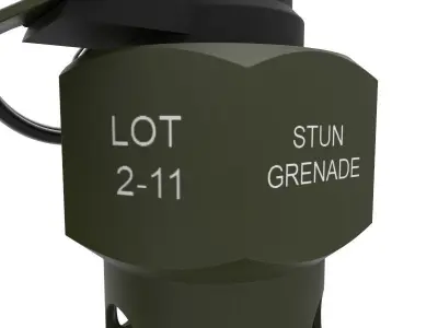 M84 FLASHBANG GRENADE 3D print model