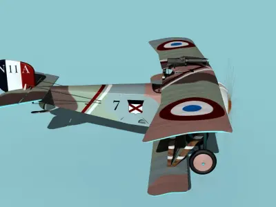 Nieuport 11 VHP V01 3D model