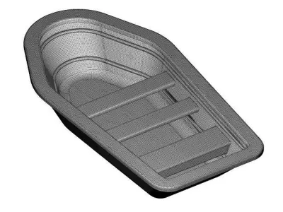 Fabulous Fishing Boat Toy 3D model