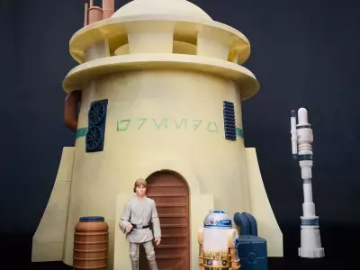 Tatooine Watch Tower Diorama 3D print model