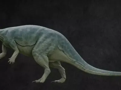 Camptosaurus dinosaur Low-poly 3D model