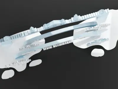 Christmas Arch for Entrance Decoration Free 3D model