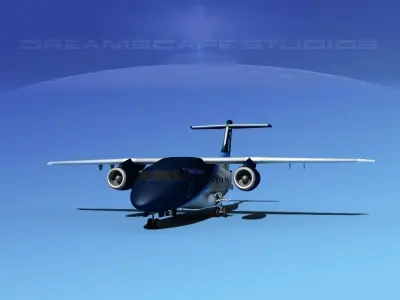 Dornier 328Jet Pacific Express 3D model