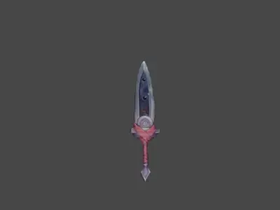 Zeloeman Sword A 48 Low-poly 3D model