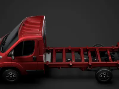 Fiat Ducato Chassis Truck Single Cab 3800WB 2020 3D model