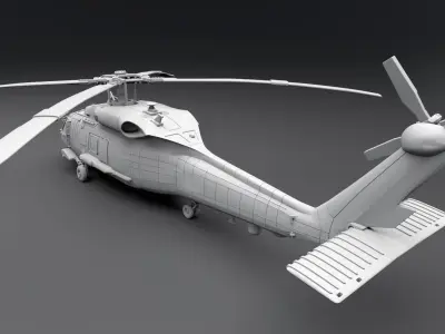 SeaHawk mini scale model 3D print model