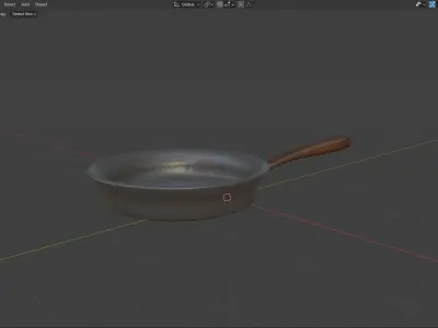 Low-Poly Pan Free low-poly 3D model