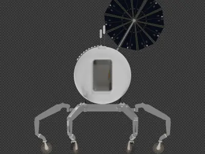 NASA ATHLETE Rover 3D model