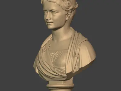 Unknown Carthaginian - Roman - Greek Woman Bust 3D print model