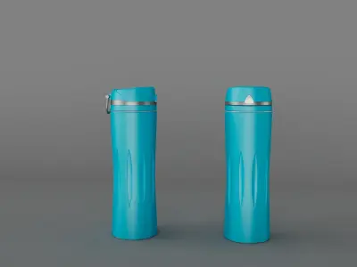 water bottle Low-poly 3D model
