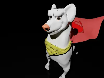 Krypto the Superdog model 3D model