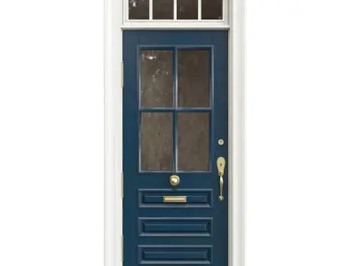 Entrance classic door 99 3D model