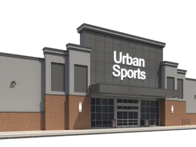 Retail-058 Retail Store 3D model