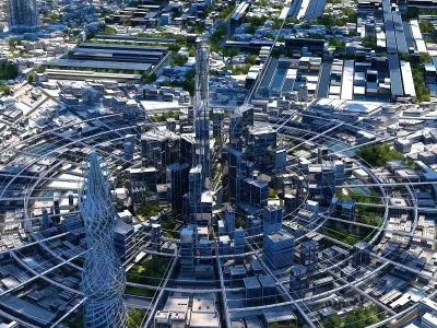 Future City HD 2019 V 2 3D model