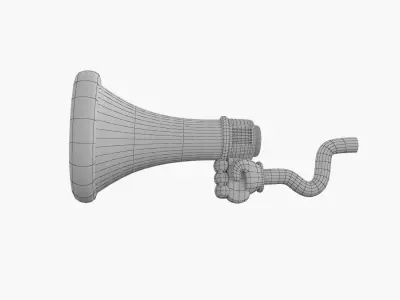 Megaphone Mouth 3D model