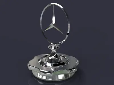 Mercedes Star Free 3D model