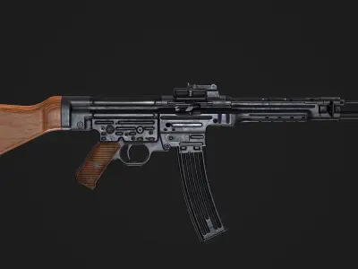 sturmgewehr 44 stg44 Low-poly 3D model