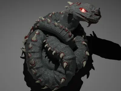 Monster Snake Free 3D model