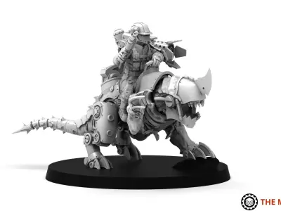 Ironblood - Mounted Ranger Leaders 3D print model