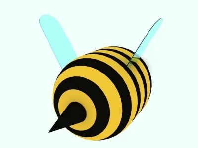 Bee cute Free 3D model