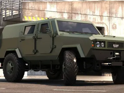 BBM Kozak military  3D model