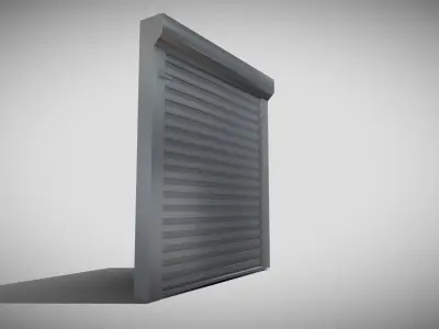 Roller Shutter Door Low-poly 3D model