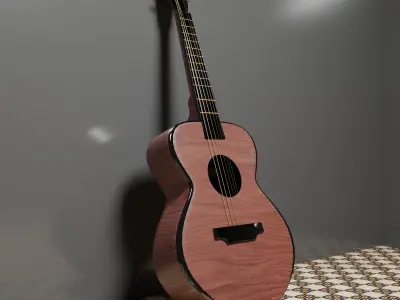 guitar 3D model