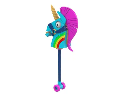  Rainbow Smash Unicorn - Commercial - Printable - STL 3D print model