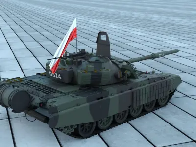 PT 91 Twardy 3D model