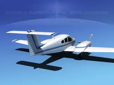 Piper PA-44-180 Seminole V04 3D model