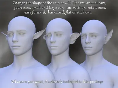 Creation Kit for Genesis 9 Low-poly 3D model