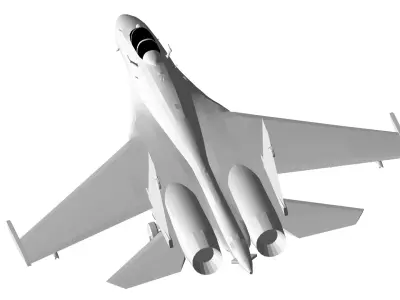 Sukhoi Su-35 3D model