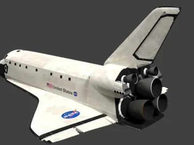 Space Shuttle Atlantis 3D model