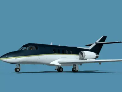 British Aerospace 125 Dominie V13 3D model