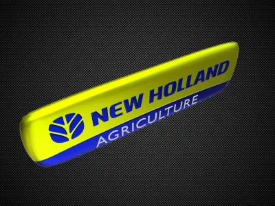 new holland logo 3D model