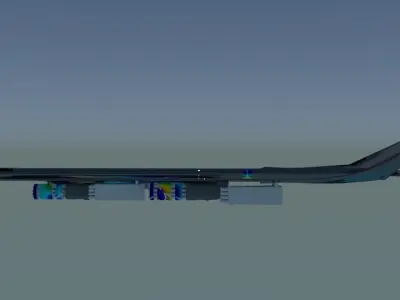 Strategic bomber jet - Endrio Infiniti WarFalcon A-101 FutureX-2 3D model