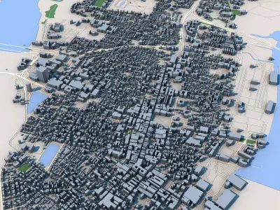 Charleston City South Carolina United States 3D model