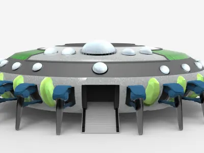UFO Mothership 3D model