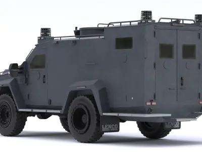 Lenco Bombcat Armored Vehicle 3D model